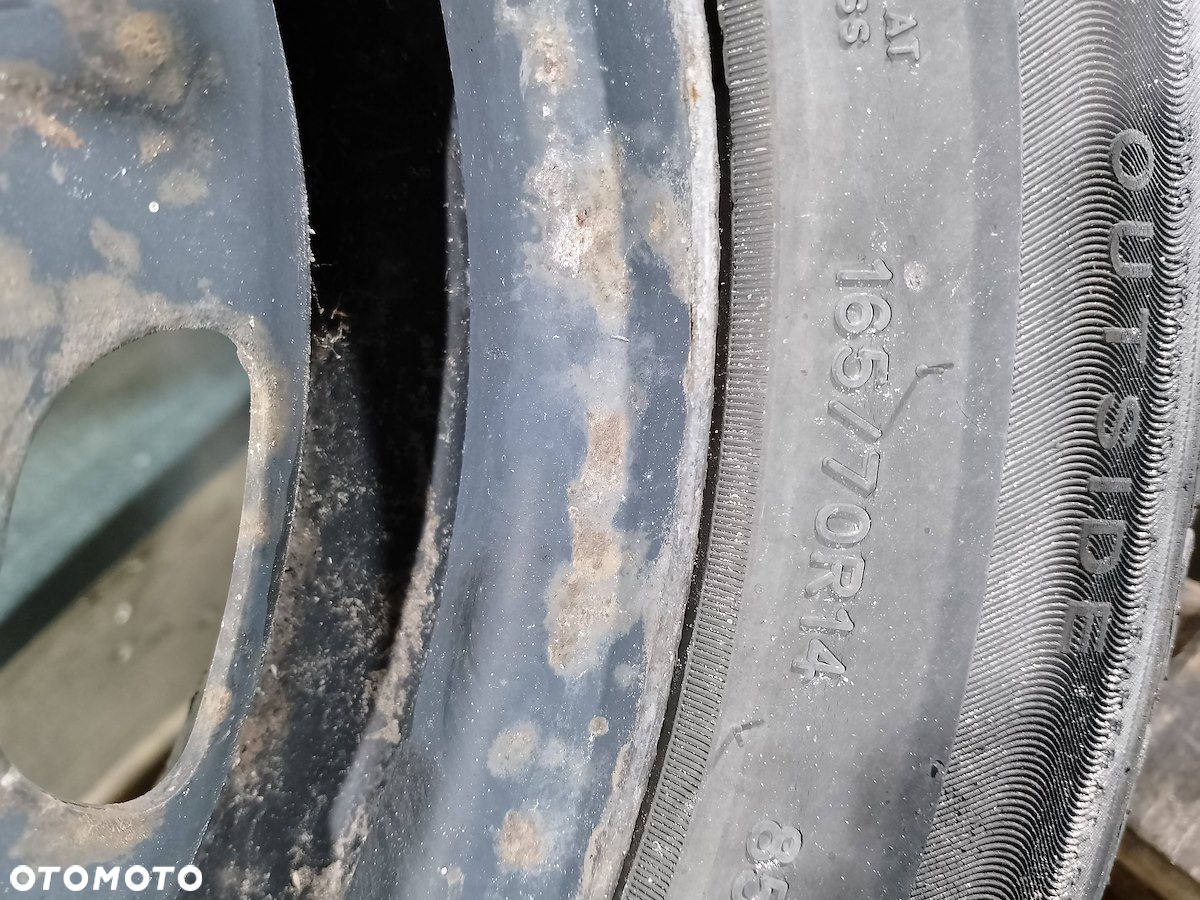 FELGI STALOWE 14 OPONY ZIMOWE VW POLO 9N - 5