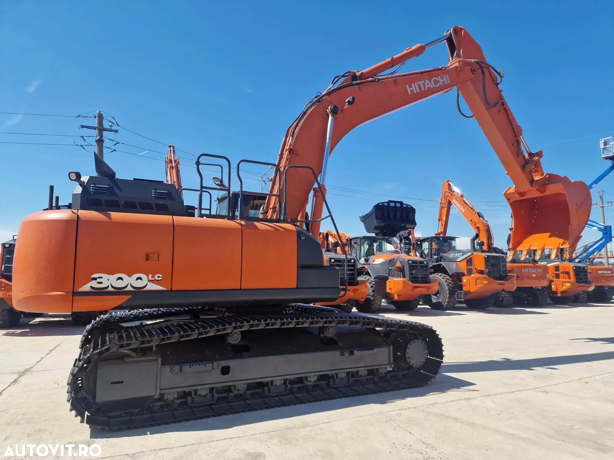 Hitachi ZX300, 32t, Cupa NOUA 1,8mc, 2018, 8.786h, Gresare automata, Inst picon, 3 pompe hidr HITACHI, Camera spate, Camere laterale, consum mediu 15l/h, Stare foarte buna, posibilitate leasing 3 ani-PROMOTIE 87.900 EUR+tva - 17