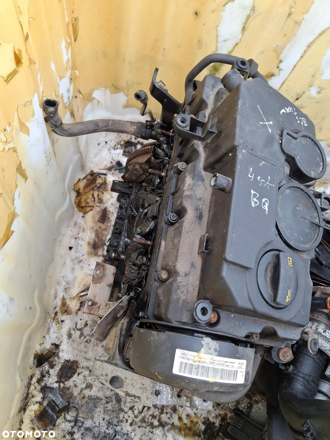 Silnik na części głowica wałek z dpf pompowtryski 1,9 TDI 105km BLS VW Skoda Seat Audi z Niemiec - 3