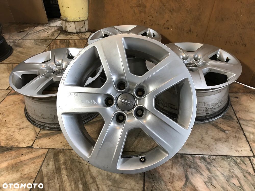 5634. Felgi Aluminiowe Alufelgi R16 5x112 57,1 MM ET 42- Komplet - 4 Szt - Audi A6 C6 A4 B7 - Gwarancja Wysyłka Montaż - 1
