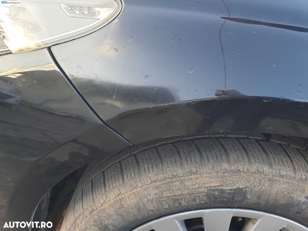 Aripa Stanga Fata cu Imperfectiuni BMW Seria 5 F07 GT 2009 - 2013 Culoare 475 Black Sapphire Metallic [K1741] - 4