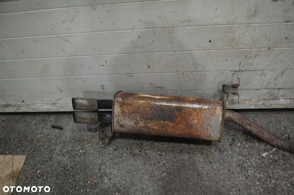 TŁUMIK KOŃCOWY DWURURKA RURA WYDECHOWA VW POLO IV 9N3 3D 1.9 TDI - 4