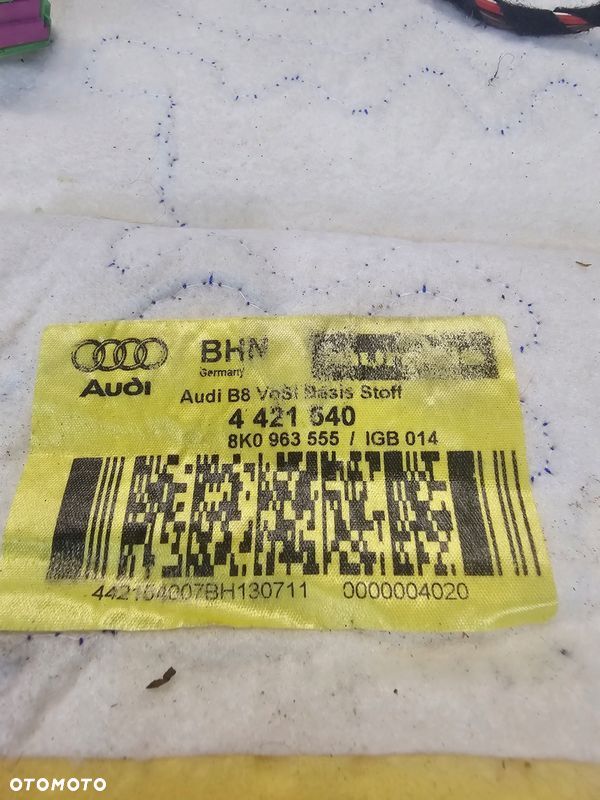 MATA GRZEWCZA FOTELA DÓŁ AUDI A5 A4 B8 Q5 8K0963555 - 5