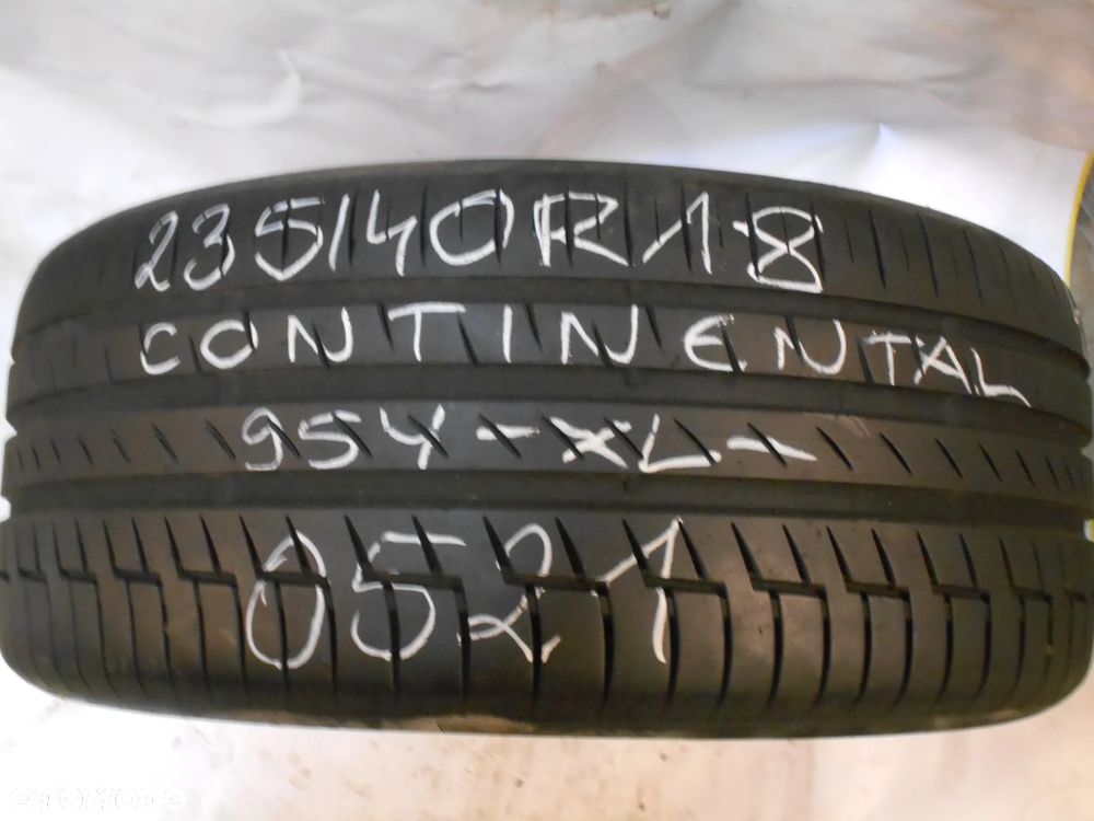 OPONA POJEDYNKA 235/40R18 CONTINENTAL PREMIUM CONTACT 6 XL DOT 0521 6.8MM - 1