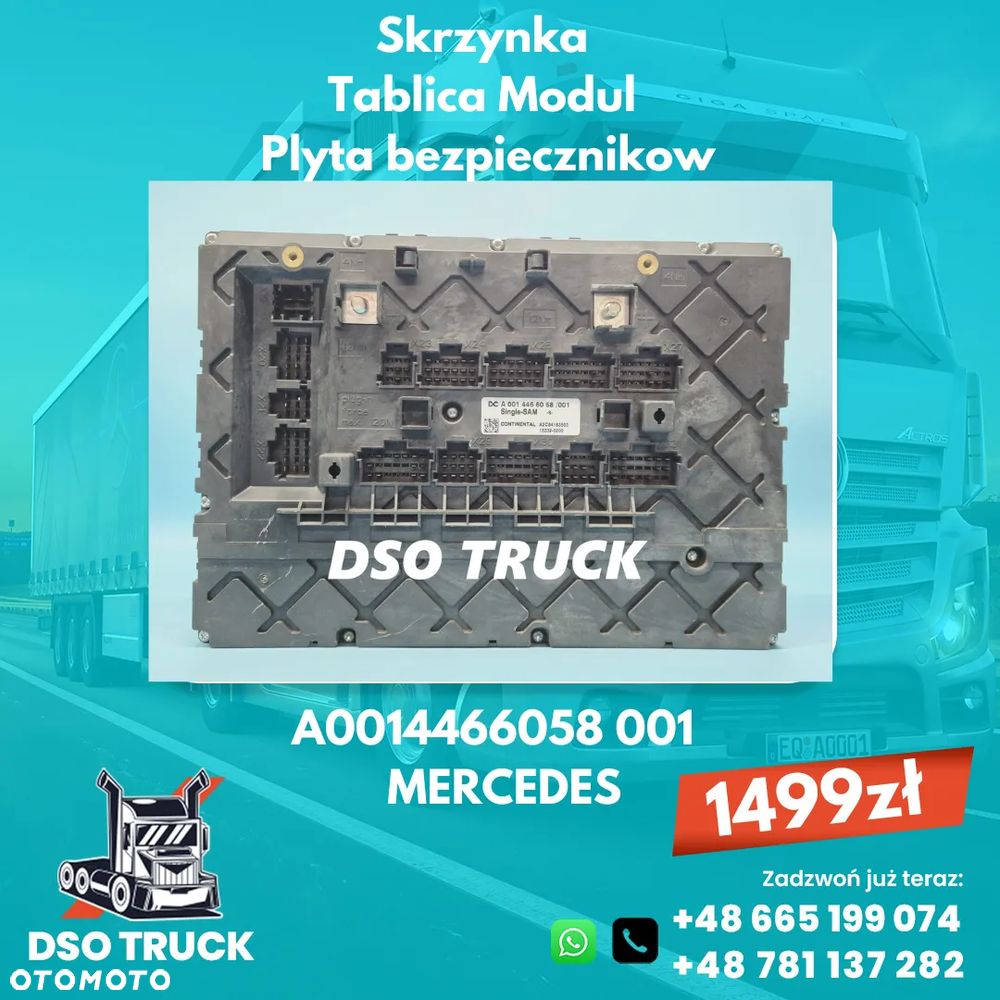 A0014466058 Skrzynka Tablica Modul Plyta bezpiecznikow MERCEDES MP4 - 1