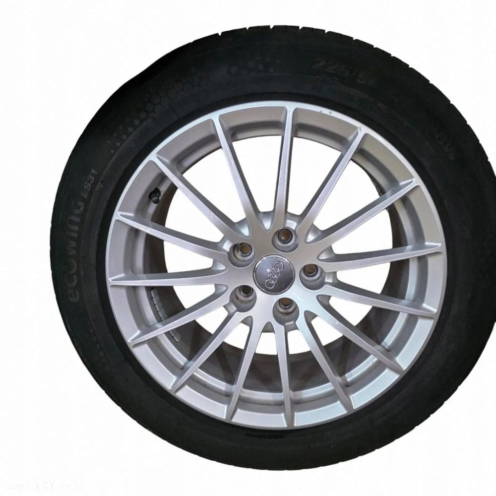 KOMPLET KÓŁ FELG ALUMINIOWYCH + ŚRUBY AUDI A4 A5 A6 225/50R17 8W0601025AE - 3