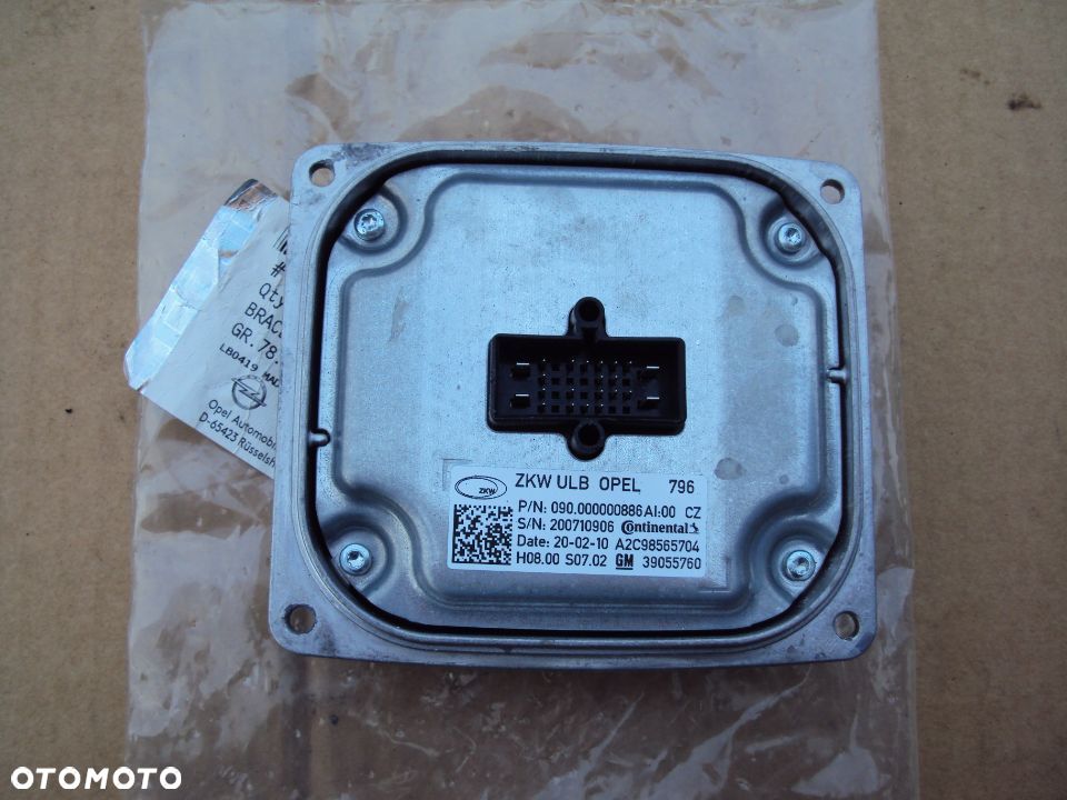 moduł przetwornica led OPEL ASTRA K V  oryginał nowa 39055760 - 1