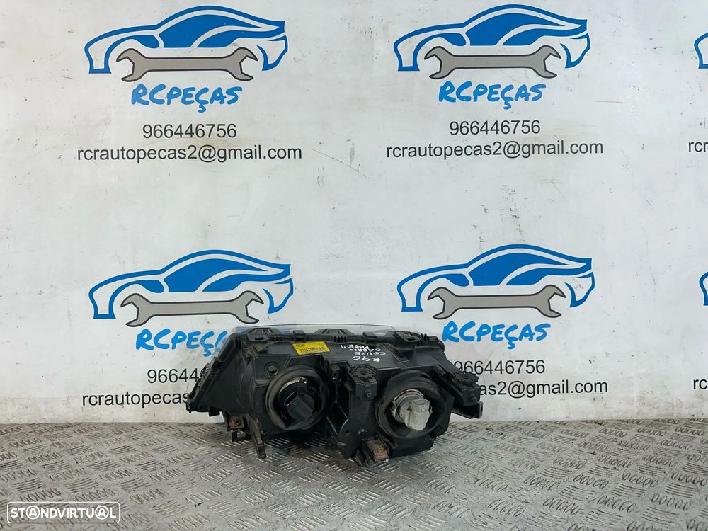 .Conjunto Oticas Farois Frontal Frente Esquerda Direita Halogenio Original BMW Serie 3 E46 Coupe Cabrio 7 165 906 7 165 905 1997 - 2006 - 7