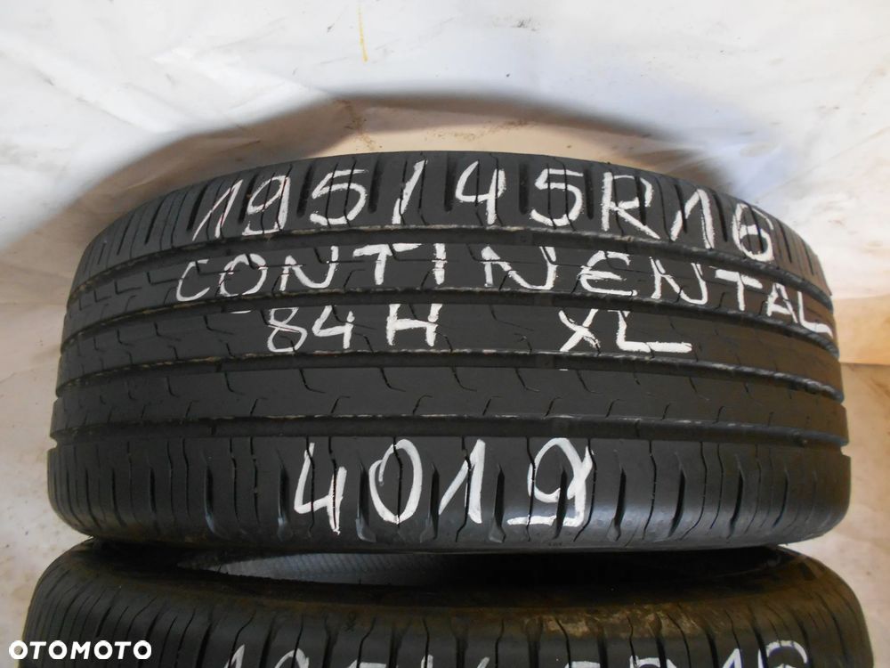 OPONY 195/45R16 CONTINENTAL ECOCONTACT 6 XL DOT 4019 6.2MM - 2