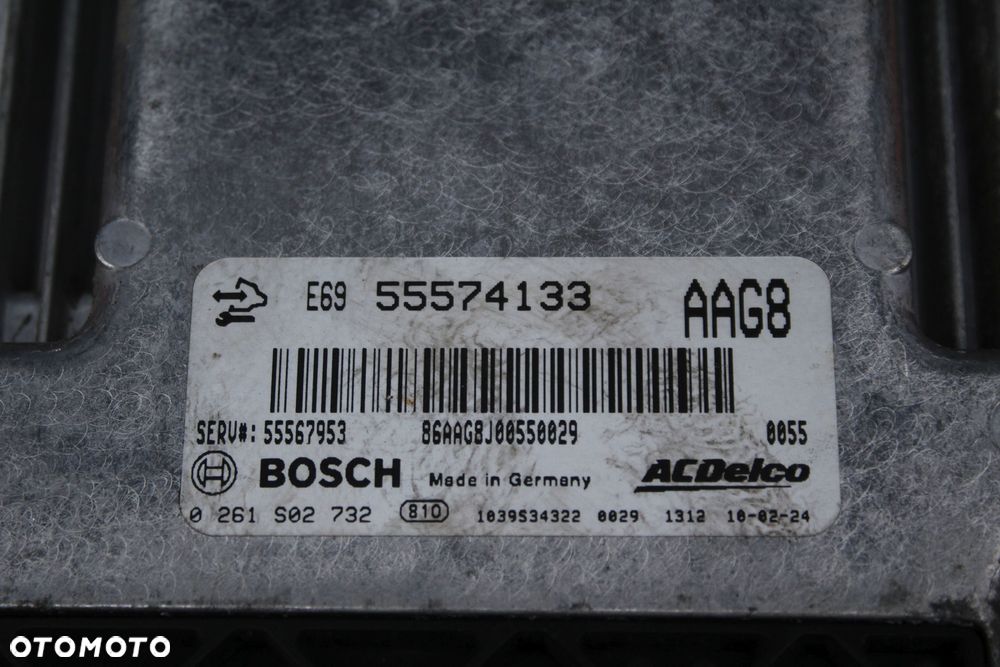 STEROWNIK KOMPUTER SILNIKA OPEL INSIGNIA 2.0T TURBO 55574133 0261s02732 - 5