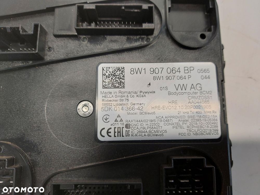 Audi Q8 E-TRON SUV 4KE sterownik moduł komfortu online 8w1907064bp - 3