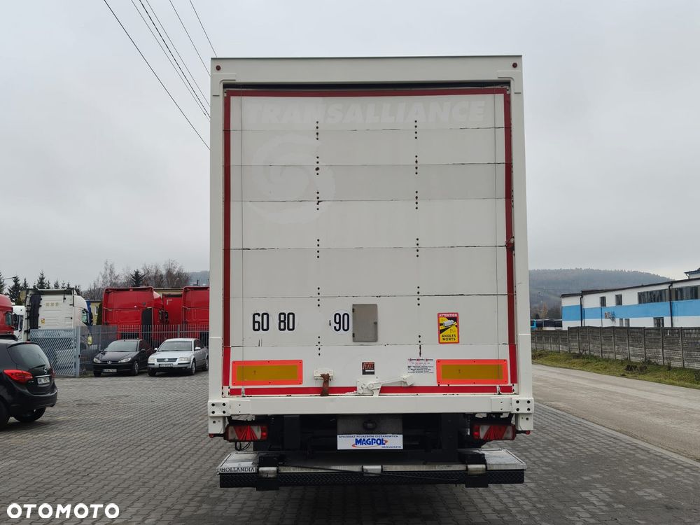 Fruehauf KONTENER FURGON / OSIE BPW . ROLETA / PODŁOGA SZYNA-DESKA / WINDA ZAŁADUNKOWA - 22