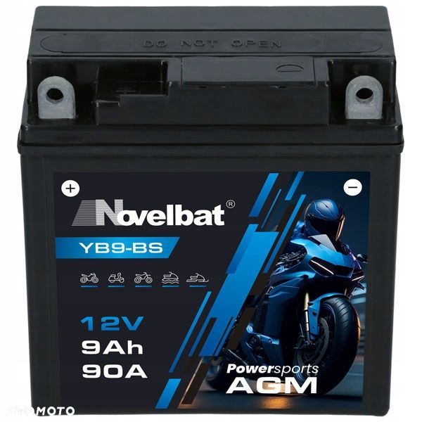 Akumulator Novelbat AGM 12V 9Ah 140A YB9-BS L - 2