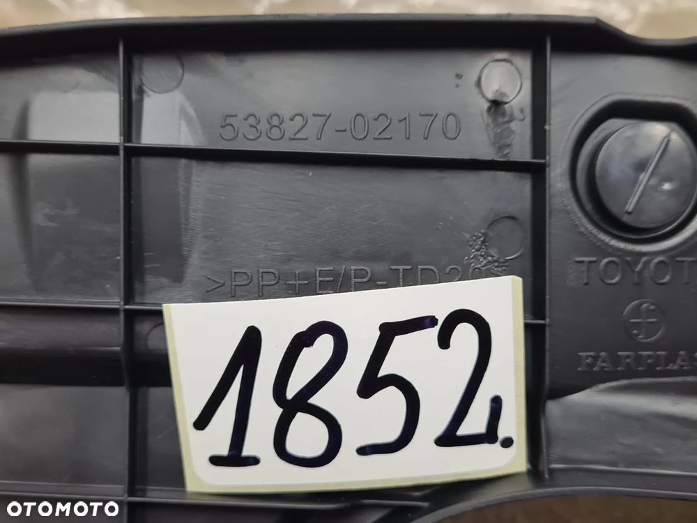 TOYOTA AURIS II 2 12-18 OSŁONA WYGŁUSZENIE BŁOTNIKA PRAWY PRZÓD 5382702170 - 4