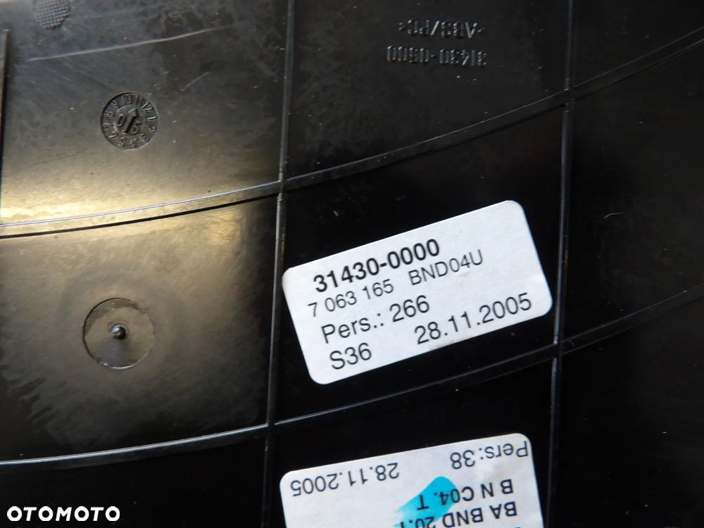 BMW - E60,E61 - UCHWYT NA KUBEK - CUPHOLDER - CENA ZA 1 SZT - 7063165 - 2