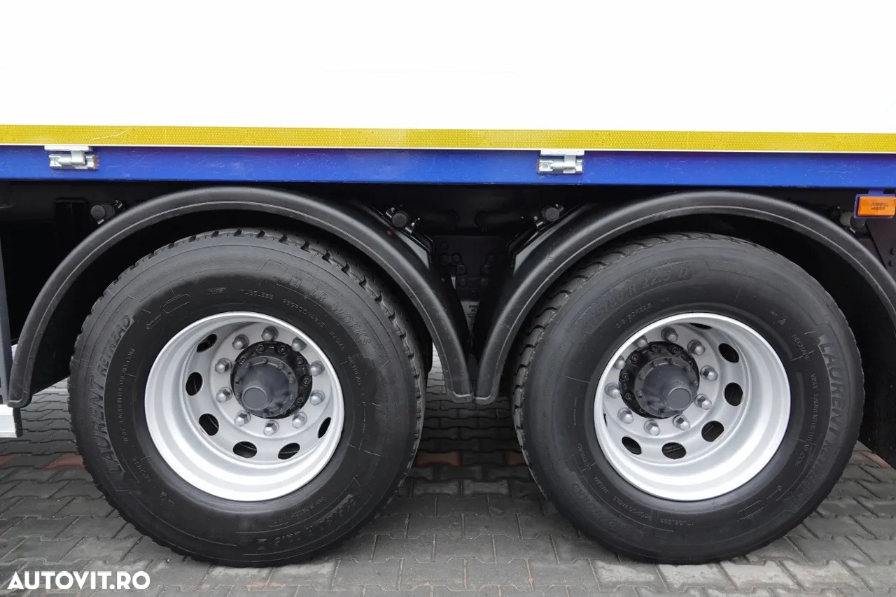 Scania P420 / 6x4 / BOX - 6.8 m / HDS HIAB 188 4x extension -13 meters / EURO 6 / RADIO CONTROL / ROTATOR / PALLET FORKS - 24