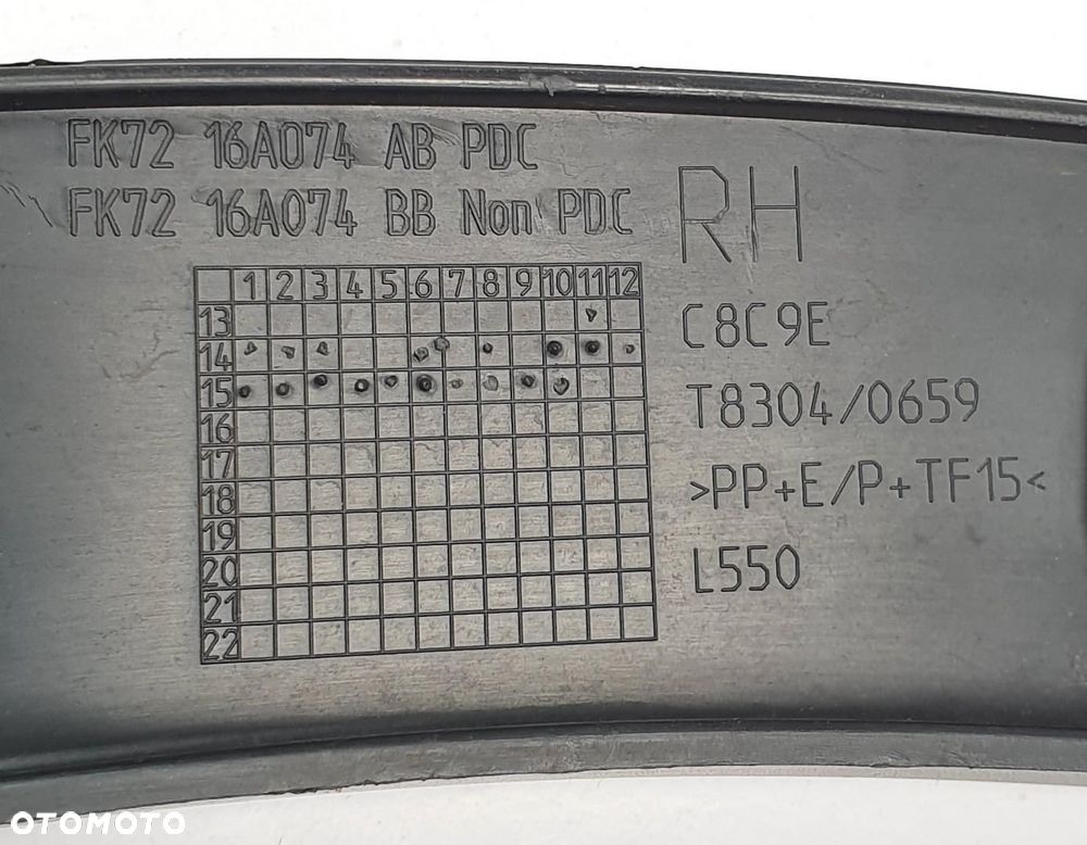 LISTWA NAKŁADKA BŁOTNIKA PRAWY PRZÓD DISCOVERY SPORT L550 FK72-16A074-AB - 9