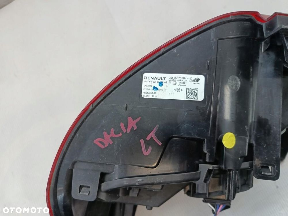 dacia sandero stepway iii 21r- lampa lewy tył 265558235r - 7