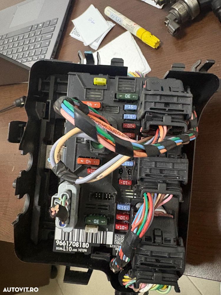Panou sigurante Peugeot 207 Unitate control BSM 9661708180 - 1
