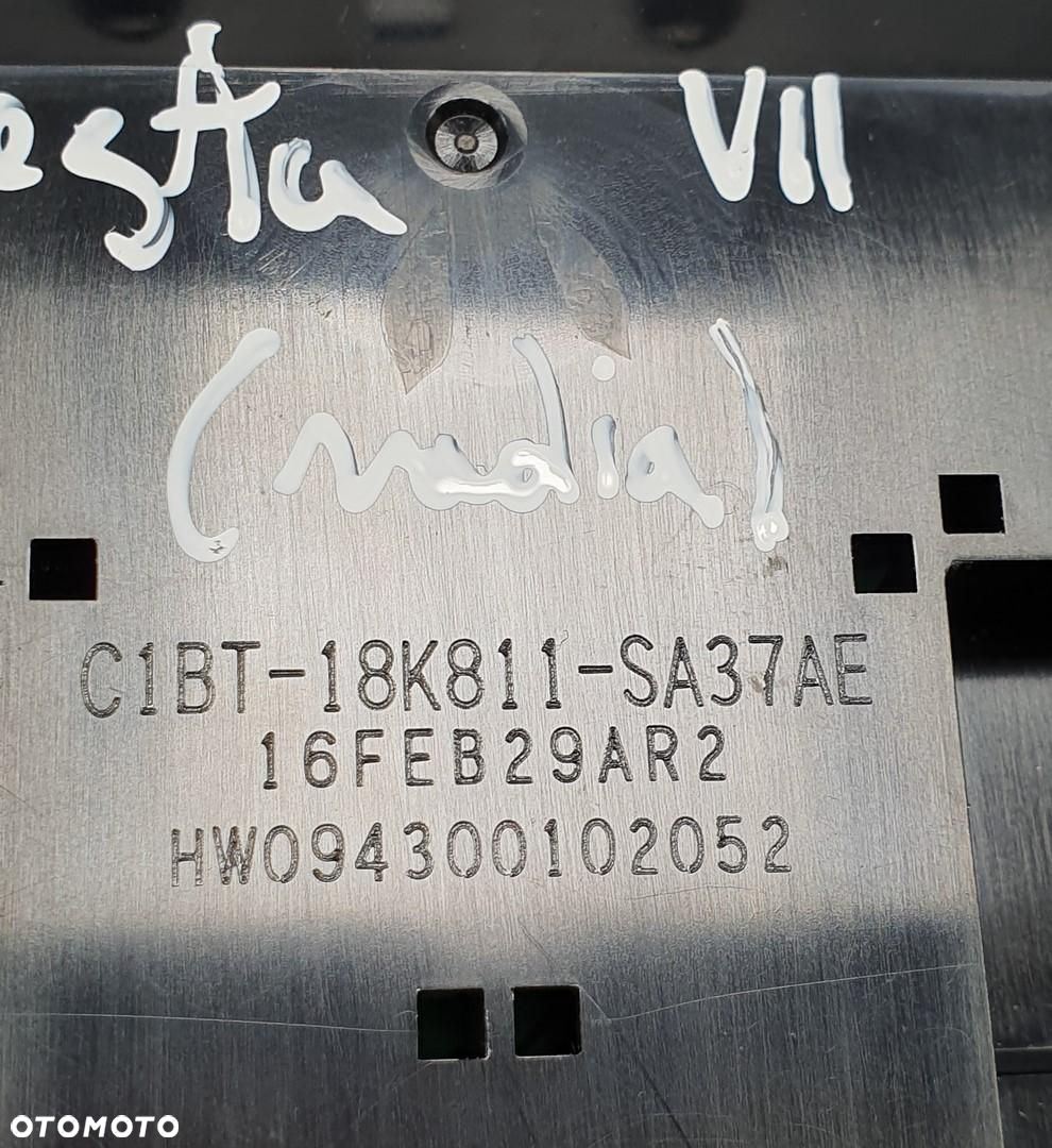 PANEL RADIA ŚWIATEŁ BLOKADY FORD FIESTA MK7 - 8