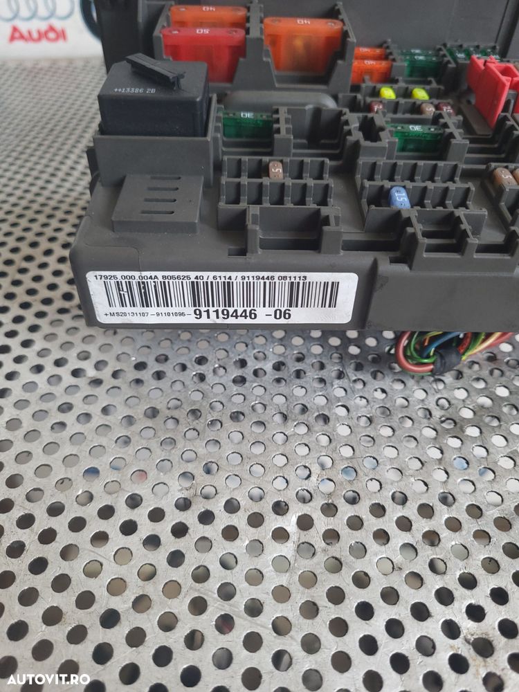 Tablou Panou Sigurante Bmw E87 E88 E90 E91 X1 E84 2.0 Diesel Cod 9119446 Dezmembrez Bmw X1 E84 2.0 Diesel N47 - 5
