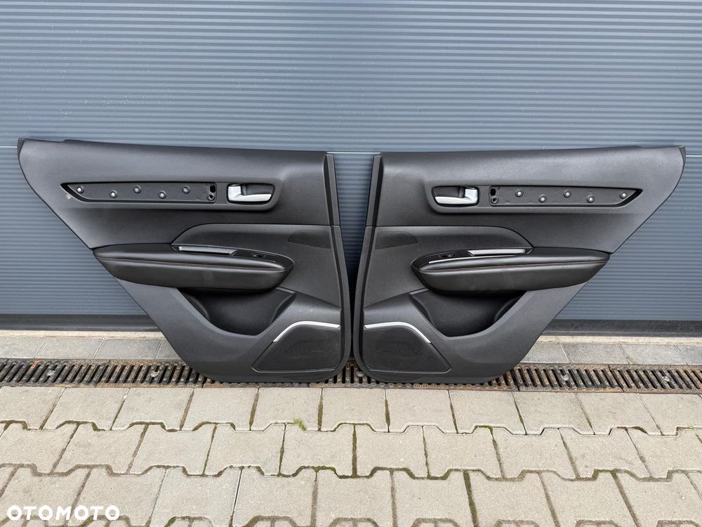 RENAULT KOLEOS II INITIALE 16-22 TAPICERKA BOCZKI DRZWI CZARNA SKÓRA BOSE - 7