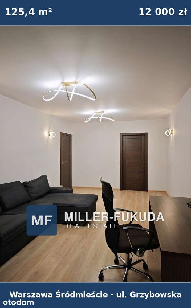 3-pokojowe mieszkanie 125,40 m² | Śródmieście, ul. Grzybowska