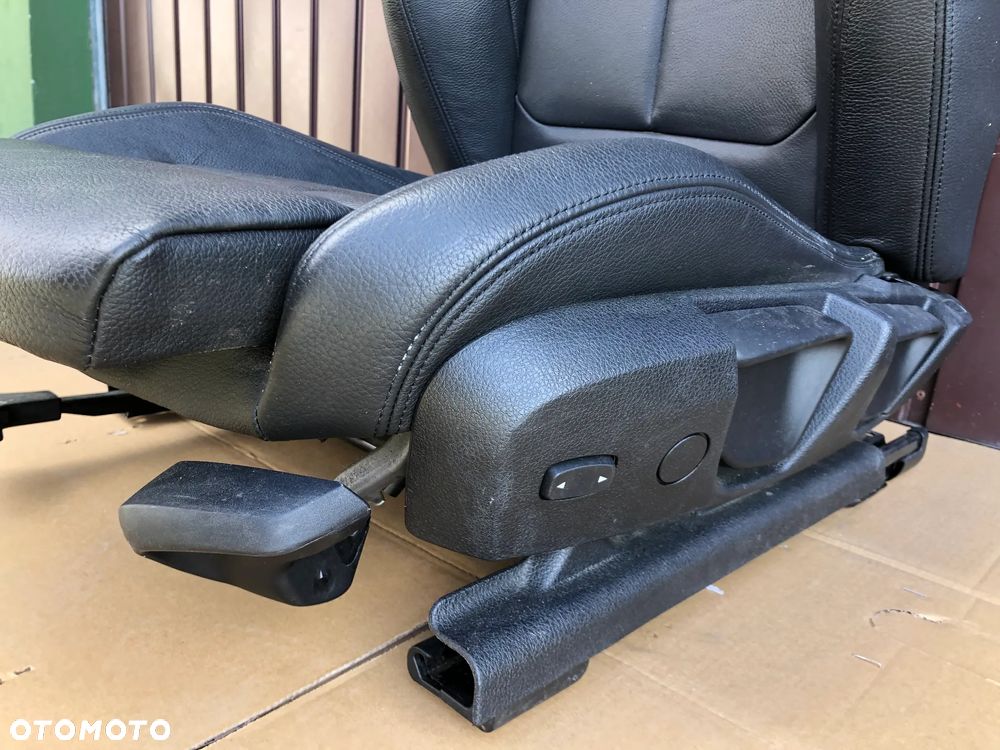 BMW F30 F31 F20 M-PAKIET GRZANE FOTEL LEWY PRAWY CZARNA SKÓRA - 15