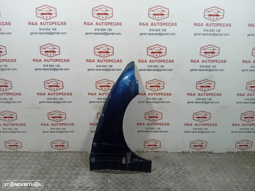 Guarda Lamas Frente Frontal Direito Peugeot 206 Original - 2