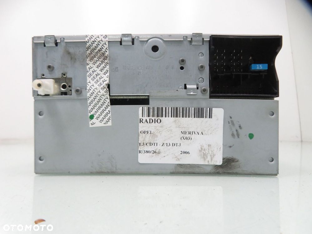 RADIO OPEL MERIVA A 13233929 7646104310 13242079 CD30 - 8