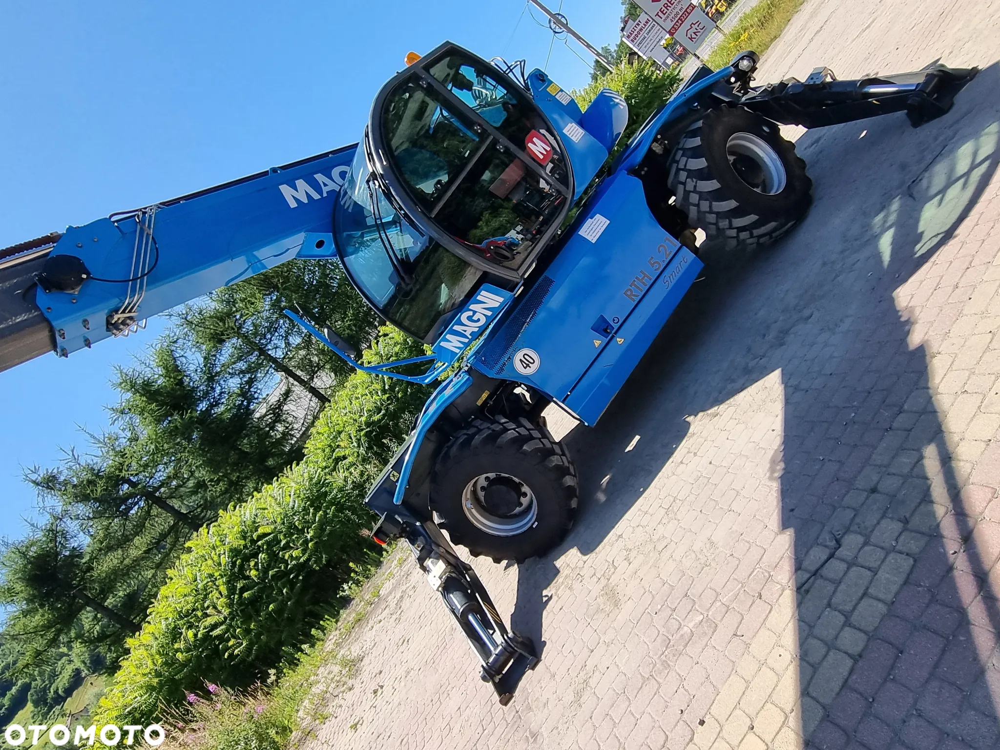 Magni RTH 5.21 Ładowarka teleskopowa 21 metrów  Kosz (Pilot 2 funkcje) Wciągarka Łyżka Widły Jak Nowa 2018r 2287mtg DEUTZ silnik z Norwegii KLIMA - 10