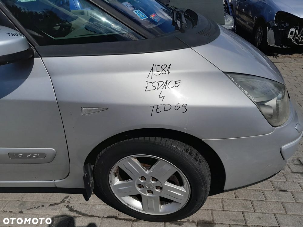 RENAULT ESPACE IV BŁOTNIK PRAWY PRZEDNI PRAWY PRZÓD KOLOR: TED69 - 1