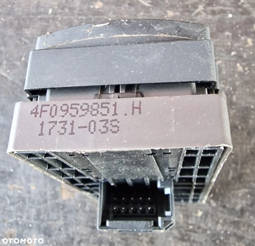 PANEL PRZEŁĄCZNIK SZYB CHROM 4F0959851H AUDI A3 8P LIFT 5D - 3