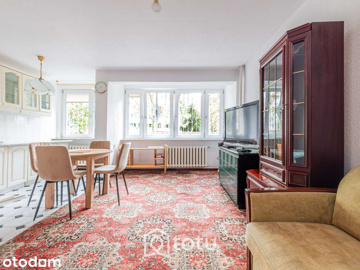 Kawalerka 38 m² | wysoki parter | Powiśle