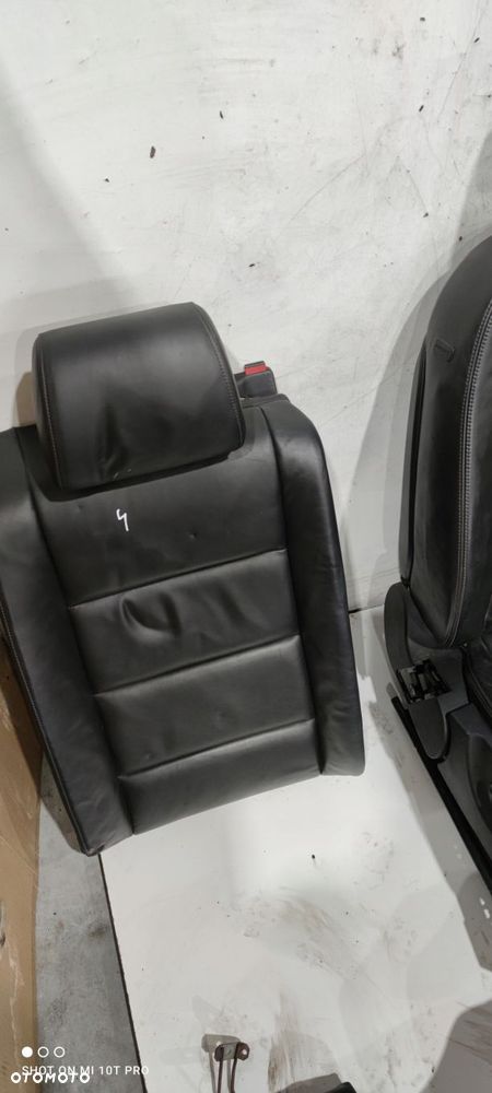 FOTEL FOTELE KOMPLET AUDI A6 C6 SKÓRA FULL *4* - 11