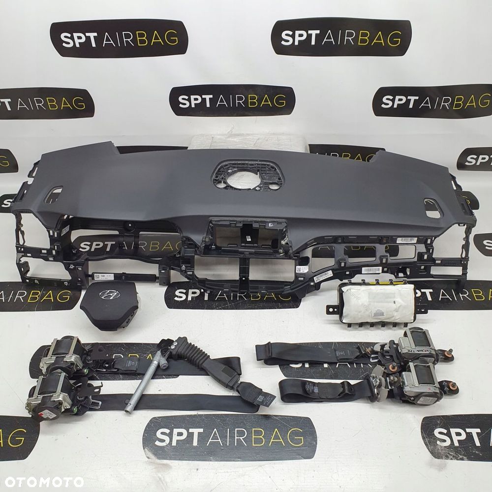 HYUNDAI TUCSON III 3 LIFT DESKA ROZDZIELCZA KONSOLA KOKPIT PULPIT PODUSZKI AIRBAG AIR BAG PASY KIT SET - 1