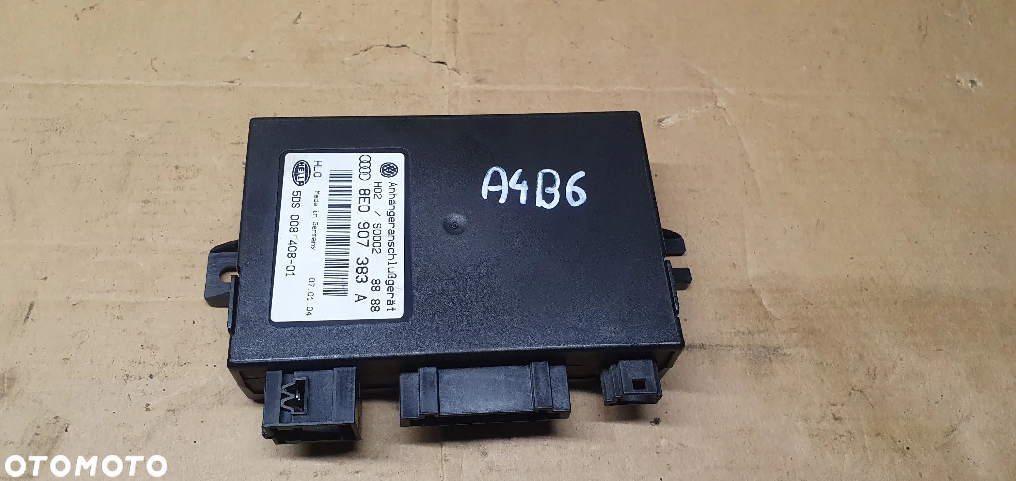 Moduł sterownik haka Audi A4 B6 8E0907383A - 1