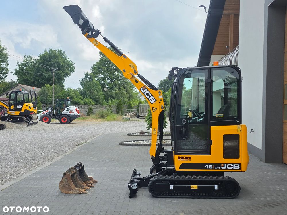 JCB JCB 16 C-1 mini koparka 3 łyżki szybkozłącze 19c1 sprowadzona 8018 serwisowana - 10