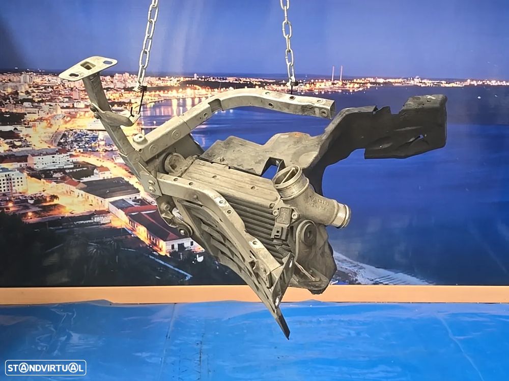 Conjunto Intercooler + Suporte + Resguardo ORIGINAIS para Audi A8 D3 4E (2003–2010) Lado Esquerdo - 8