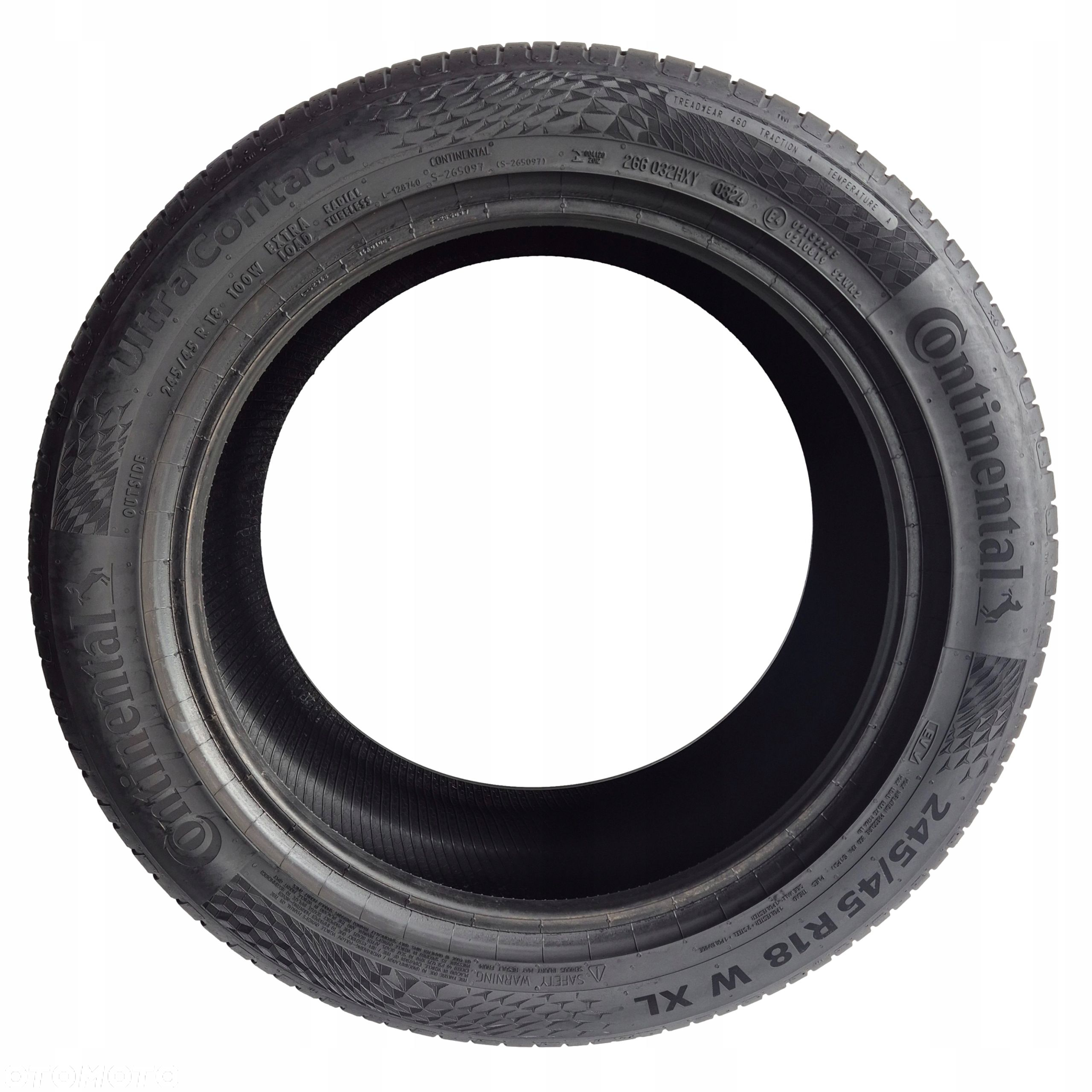 Continental ultracontact 245/45 R18 100W 2024 6,5 7mm - 3