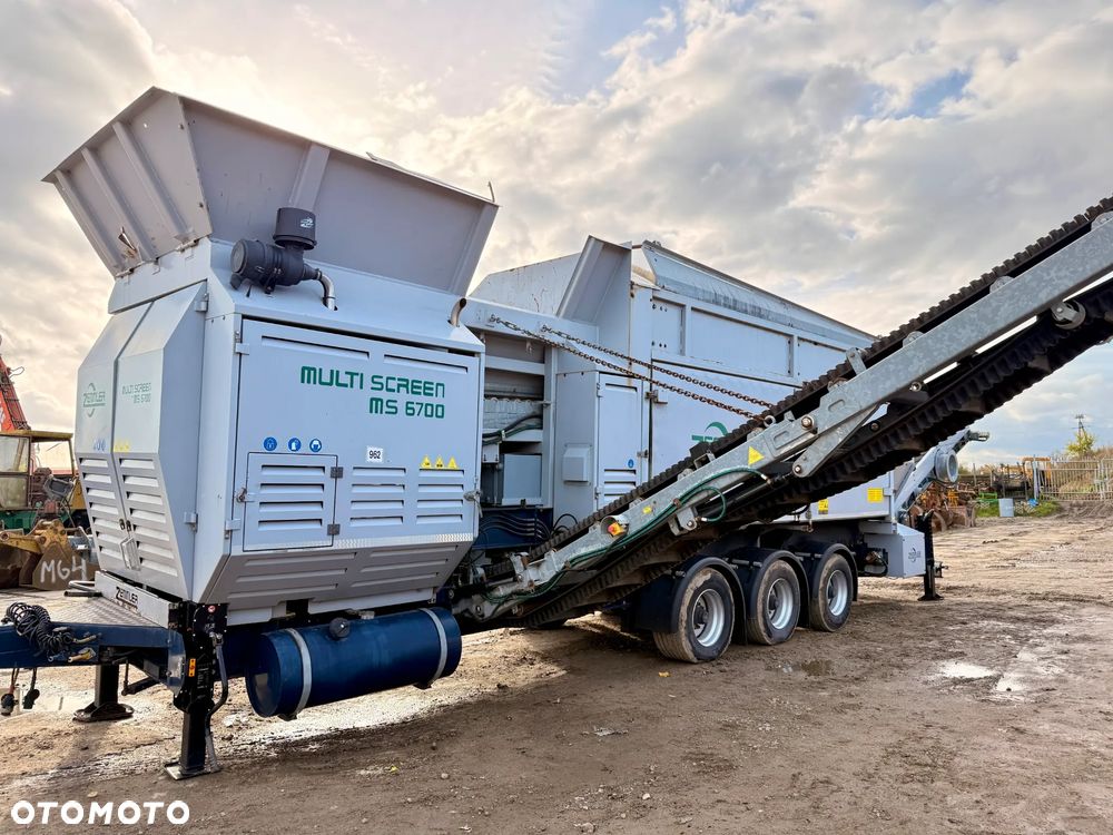 Doppstadt ZEMMLER MS6700 dwa bębny - 3 FRAKCJE - 180m3/h, dodatkowe sita 5mm - 70mm OCYNK - 8