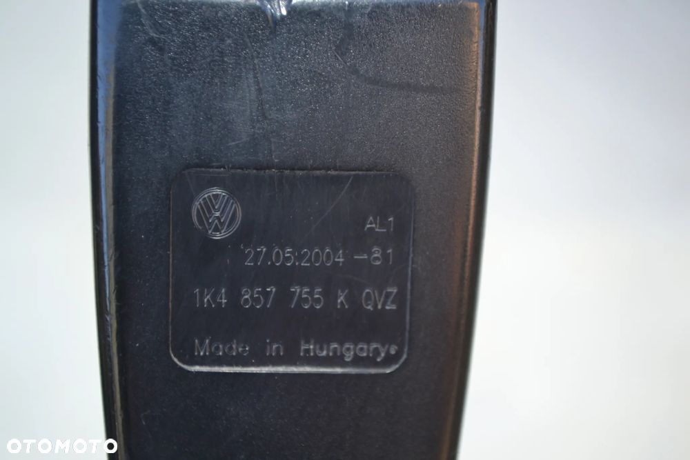 VW GOLF V VI JETTA PLUS PASSAT B6 ZAPIĘCIE ZAPINKA PASA BEZPIECZEŃSTWA LEWA PRZÓD PRZEDNIA 1K4857755K - 3