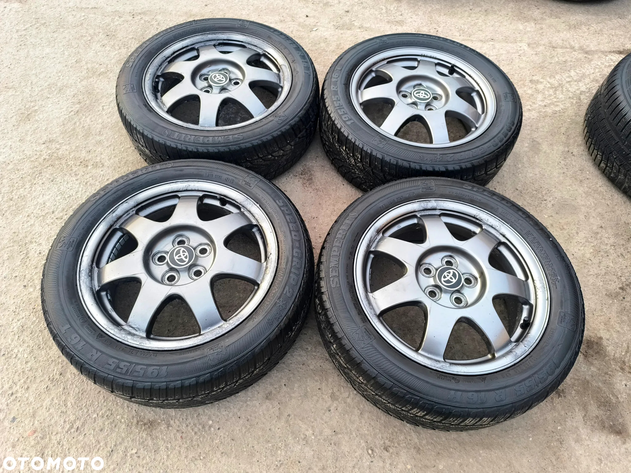 5x100 felgi aluminiowe Alufelgi 16 koła Zimowe Zima Toyota VERSO S AVENSIS I II 2 CARINA E CELICA PRIUS SUBARU TREZIA 4,5mm Legnica ALU-RAD 195/55 - 3