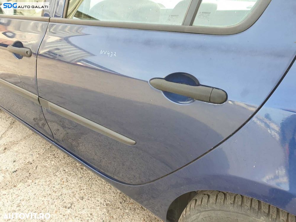 Usa Usi Portiera Portiere Stanga Spate Dezechipata Renault Clio 3 Hatchback 2005 - 2014 Culoare NV432 [C3632] - 3