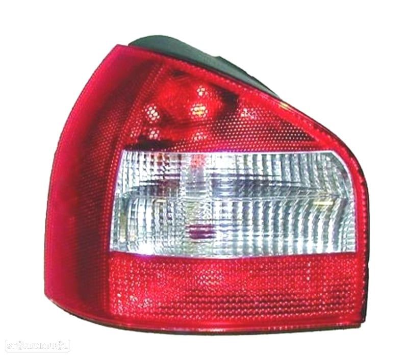 FAROLIN ESQ AUDI A3 8L 00-03 VERMELHO BRANCO - 1