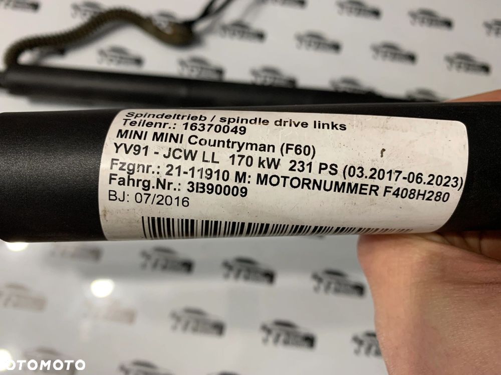 SIŁOWNIK TELESKOP KLAPY MINI COUTRYMAN F60 7405763 - 5