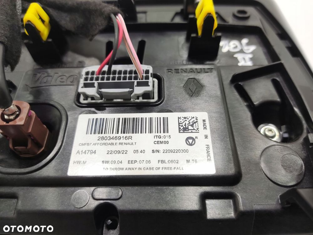 wyświetlacz ekran monitor nawigacji renault zoe ii 280346916r 2019-2024 - 6