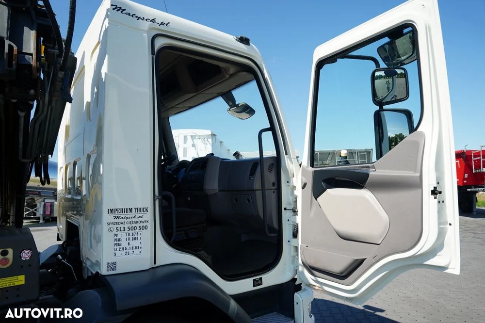 DAF LF 250 / 4X2 / LIVRARE - 7.3 + HDS HYVA HB 150X -E3 / RADIOCOMANDĂ / ROTATOARE / MAX. CAPACITATE DE RIDICARE: 5200 KG / EURO 6 - 37
