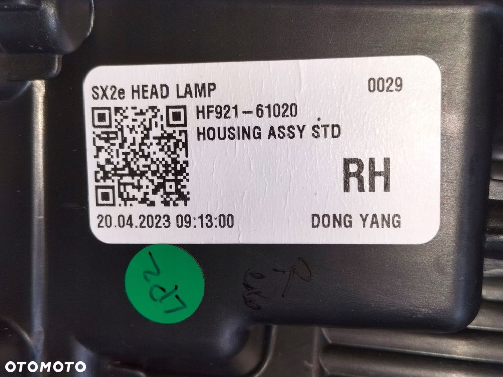 lampa przednia reflektor prawa hyundai kona ii sx2 23- full led - 6