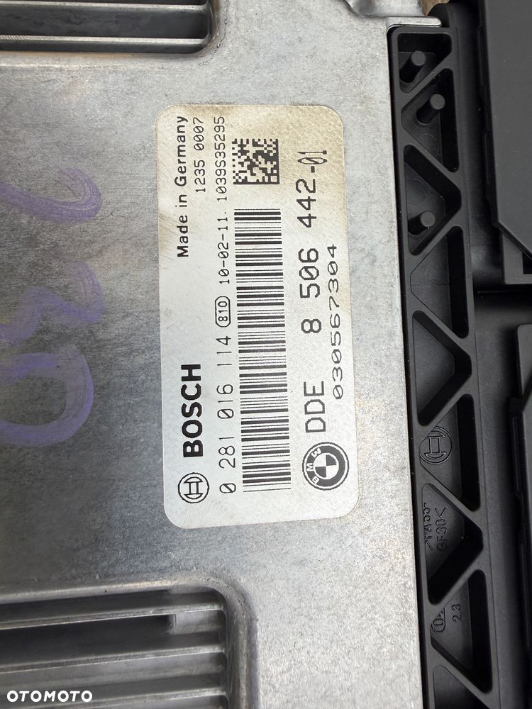 Sterownik silnika komputer CAS klucze zestaw do odpalenia n47d20d 2.3d 204KM 8506442 / 0281016114 automat - 2